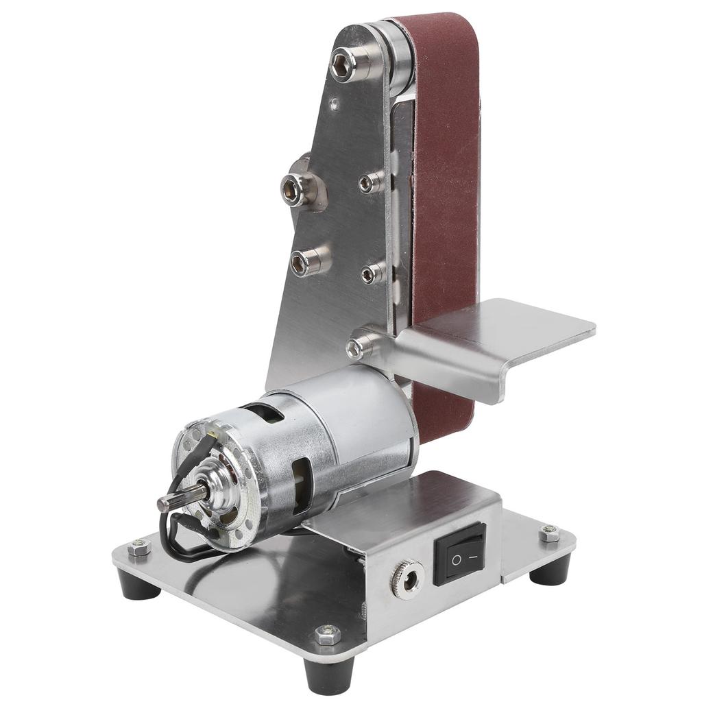 775 Multifunctional Grinder Mini Electric Belt Sander DIY Polishing Grinding Machine 110‑240VEU Plug