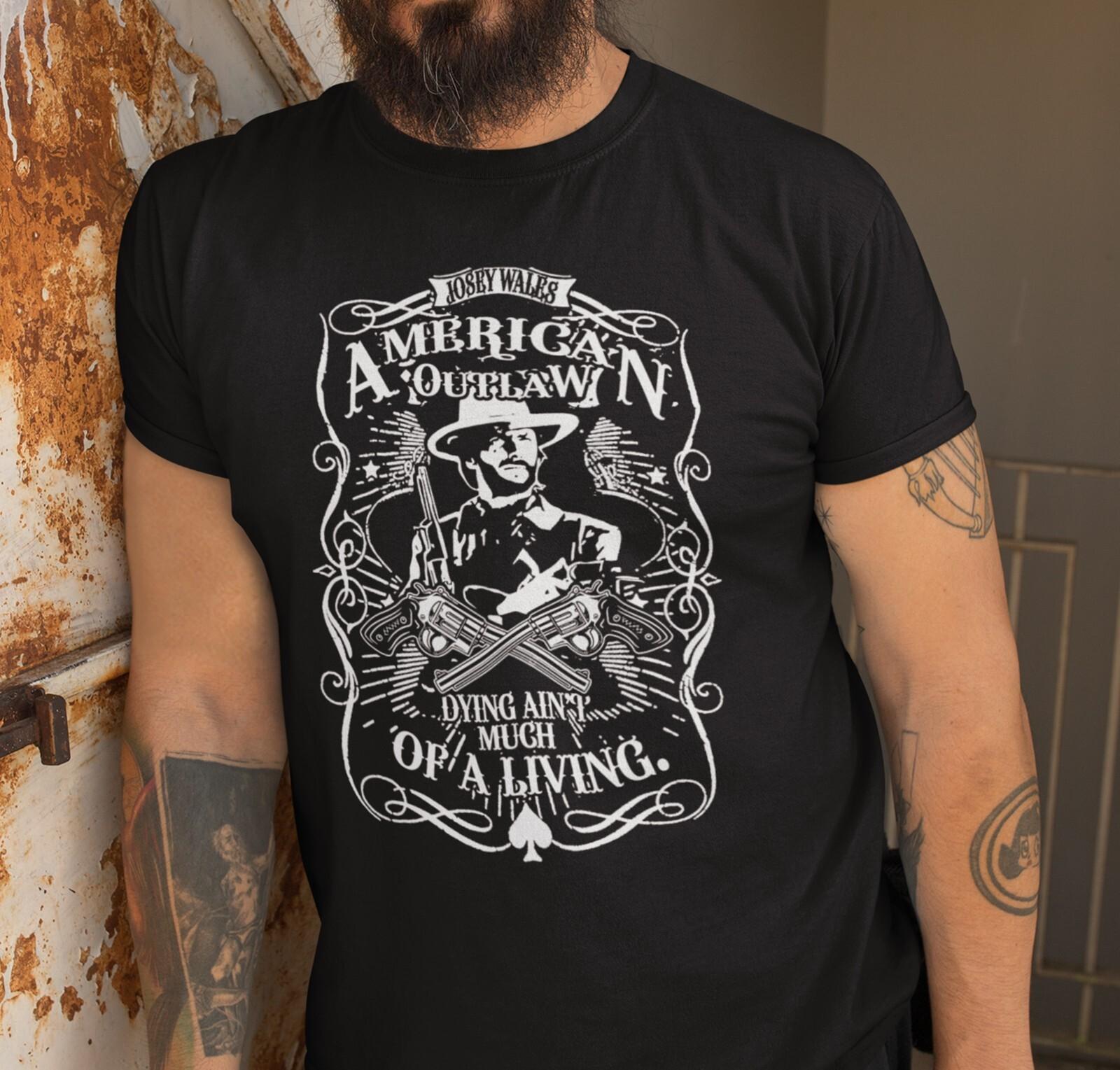 Clint Eastwood T-shirt The Outlaw Josey Wales Shirt Cowboy Shirt Unforgiven L