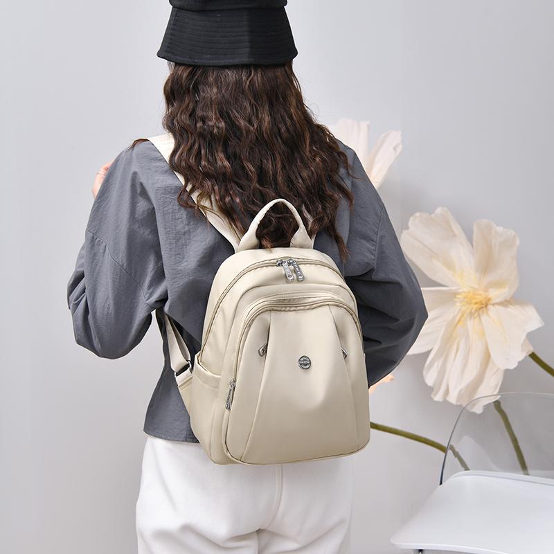 Fashion Daypack for Women Top Quality Waterproof Nylon Backpack Large Capacity School Bag Student Bookbag Ladies Travel Rucksack