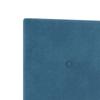Box Spring Bed with Mattress and Headboard Blue 80 X 200 Cm Velvet