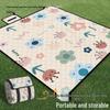 Kamp, Plaj ve Çayır için Kalın, Su Geçirmez, Taşınabilir Dış Mekan Piknik Matı