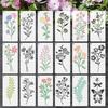 Floral Hollow Template for Spray Painting, Hand Painting and, Wall and Wood Veneer Decoration