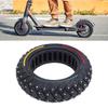 10x2.70 6.5 (10x2.75) Electric Scooter Tire with Anti Slip Screws Three Color Line Rubber Honeycomb Shock Absorption Solid Tire for Snow Off Road