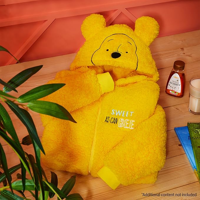 Kigurumi für Kinder 7/8 Jahre warmer Overall Motiv Winnie Puuh
