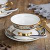 European Luxury Phnom Penh Ceramic Coffee Cups and Sauces Retro English Afternoon Tea Bohemia Coffee Cups Eco Suit