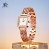 Fatelove 928 Quartz Watches for Women Steel Strap Diamond Bezel Waterproof Woman Watch Fashion Elegant Simple Ladies Wristwatch