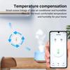 Round ZigBee Temperature Humidity Sensor Smart Hygrometer Thermometer Smart Life APP&Voice Control Work With Alexa Google Home