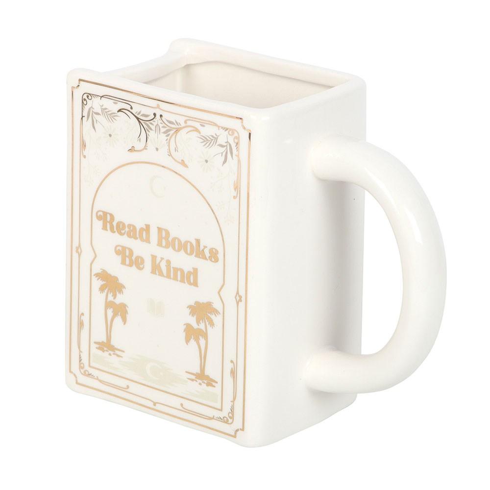 Something Different Read Books Be Kind Shaped Mug