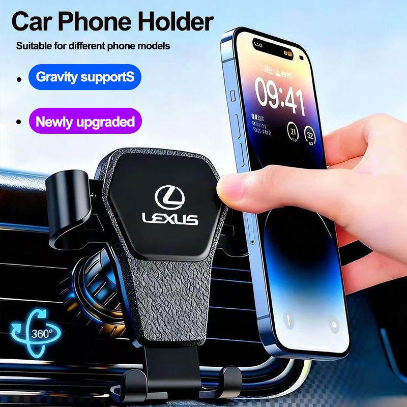 Car Phone Holder Air Vent Gravity Smartphone Stand For Lexus F SPORT RX300 IS200 IS250 ES350 Ct200h UX250h NX300h RX350 ES300h