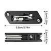 10 in 1 Bicycles Maintenance Tool Pocket Size Heavy Duty Bikes Multiple Tool Multifunctional Bikes High Strength Wrench
