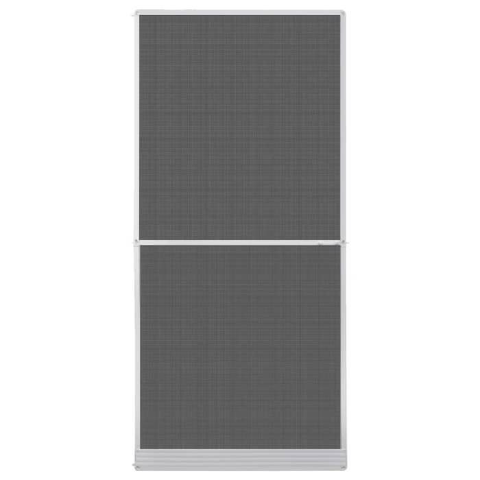 VidaXL Moustiquaire à Charnières Blanc pour Porte 100x215 cm Protection 141563
