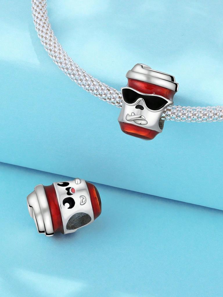 Charms Plata Afternoon Tea Coffee And Juice Beads Charm Copper Plated Fit Charms Original Bracelet For Jewelry Making Diy Charm