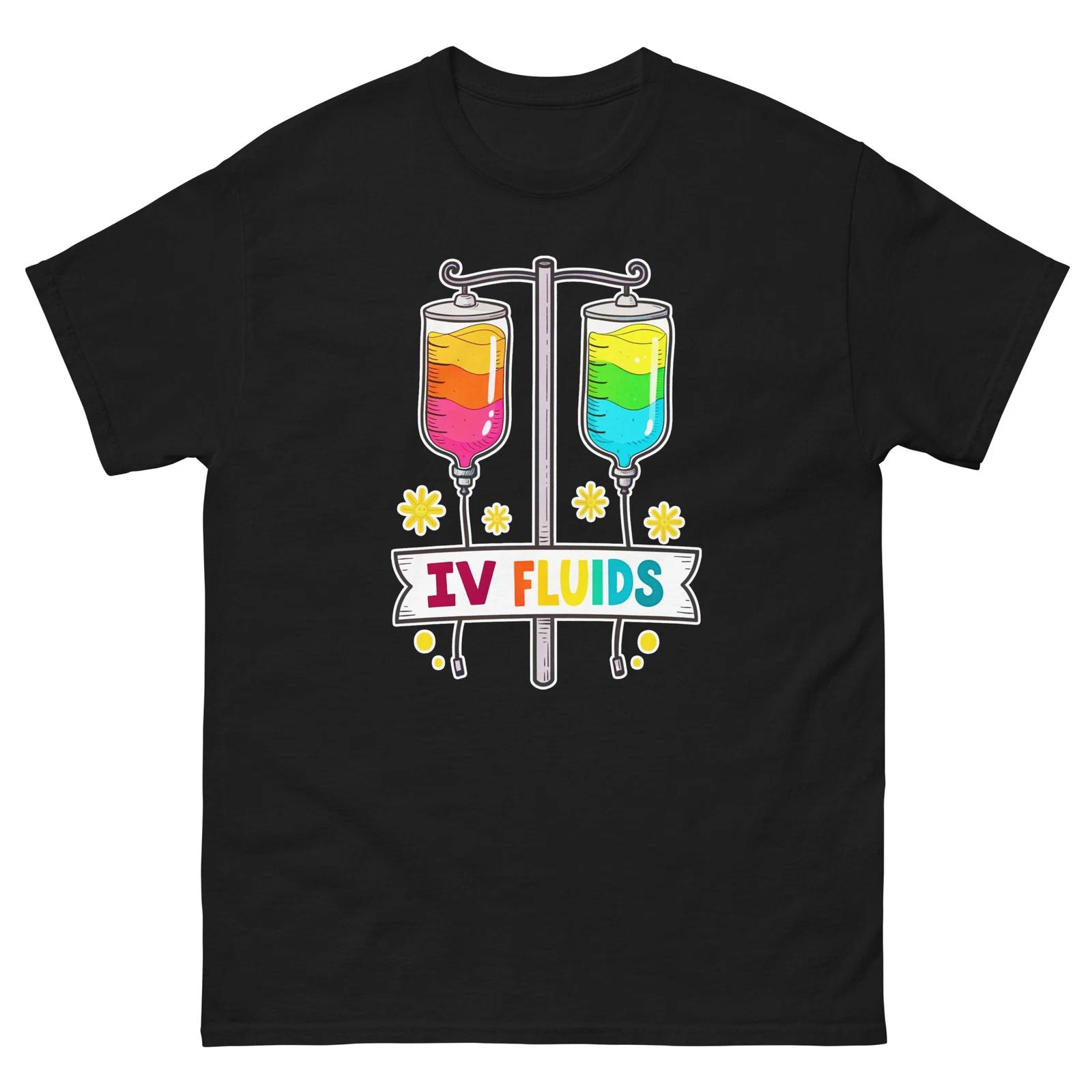 

IV Fluids Hospital Health Medical Safety T-Shirt 3XL