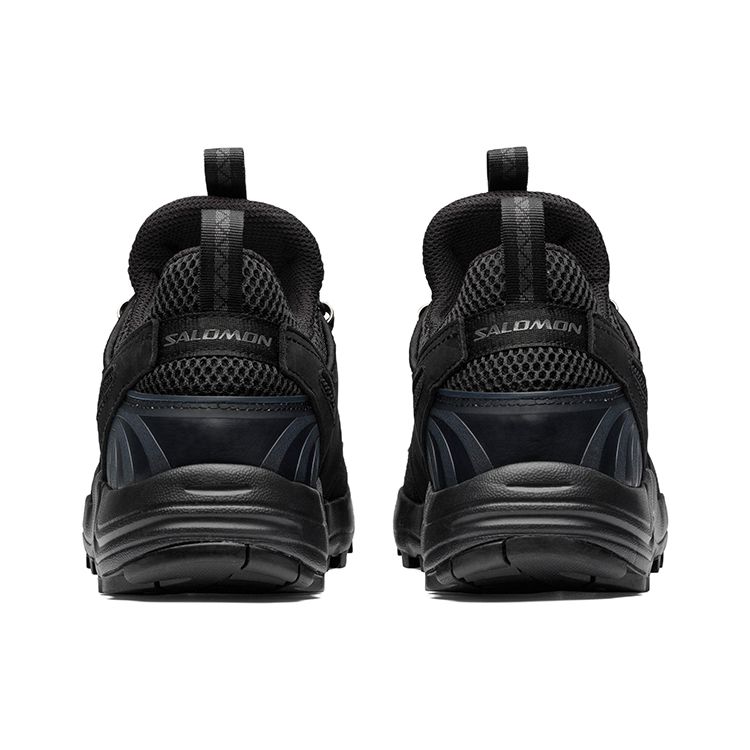 SALOMON Raid Wind Retro Sports Fabric Durable Low-Top Marathon Running Shoes Unisex Sneaker Black 415768