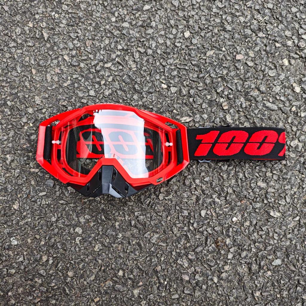 Occhiali da sole da moto classici per fuoristrada all'aperto 100% per la guida, occhiali protettivi per casco resistenti al vento e alla sabbia, equipaggiamento fresco per mountain bike