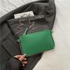 Popular Crocodile Pattern Chain Small Square Handbag Crossbody Bag