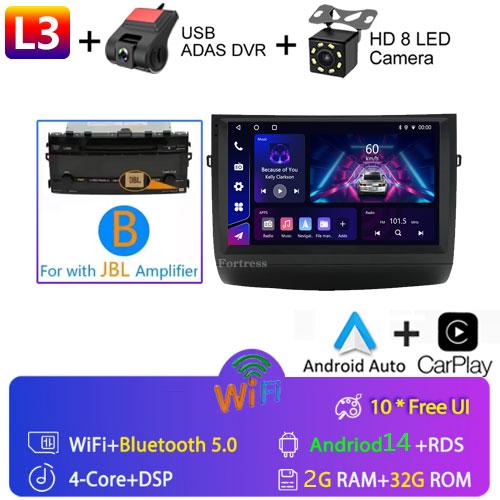 9''Android 14 Car Radio for Toyota Prius 20 2003-2009 GPS Head Unit Car Radio Multimedia Video Player Wifi 8+128G Carplay