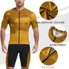 Santic Men's Short Sleeve Cycling Jersey, Breathable, Moisture-Wicking, Quick-Drying, UV Protection