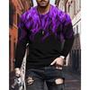 3D Printed Jesus Christianity T Shirt For Men Skeleton Pattern Tees Spring Autumn Breathable T-Shirts O-Neck Tops Long Sleeves