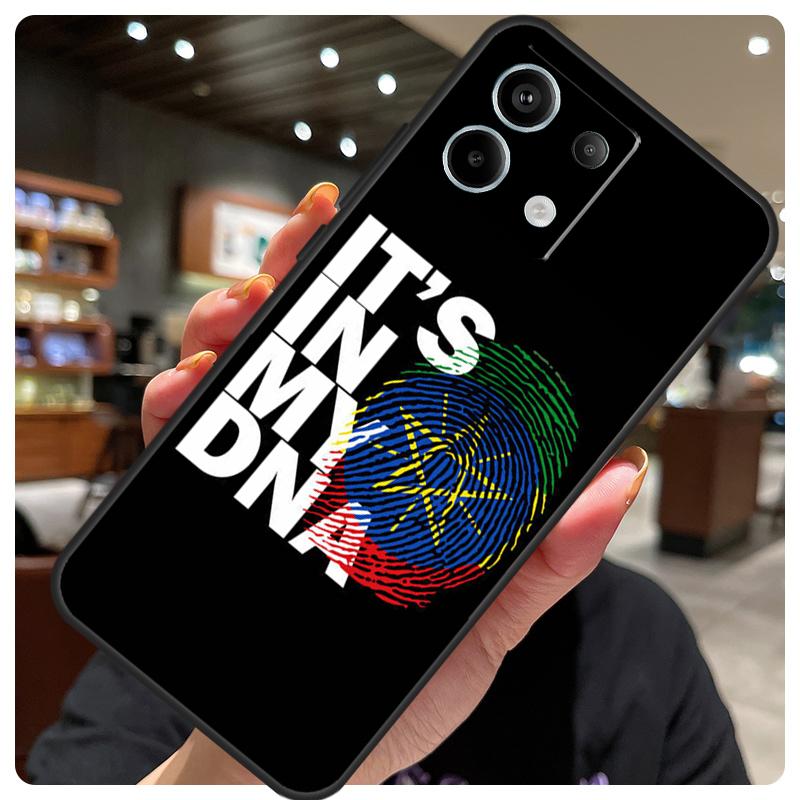 Ethiopia Flag Case For Xiaomi Redmi Note 13 12 9 10 11 14 15 Pro Plus Cover For Redmi 14C 10C 12C 13C 15 C