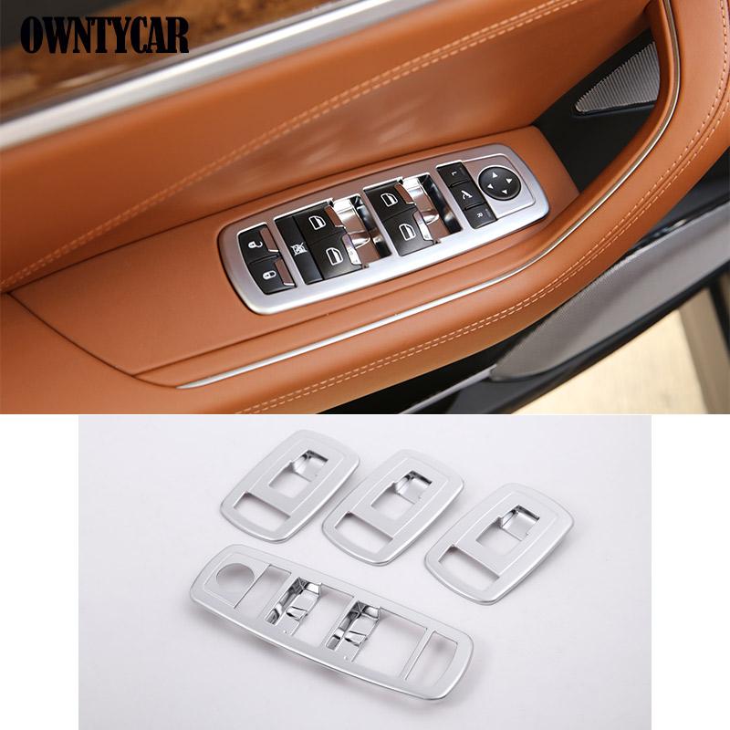 ABS Silver For Maserati Levante 2016-2025 Interior Accessories Car Interior Stickers Gear Shift Panel Cover Trim Stickers