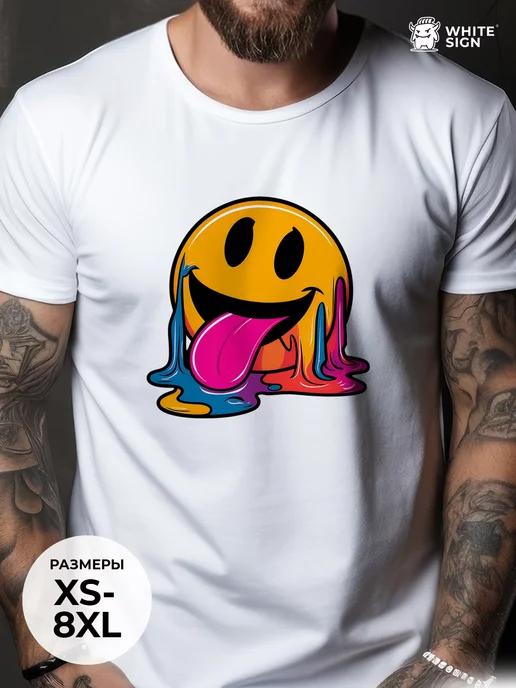 Bright  Smile  oversized summer T-shirt L