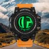 SANDA Luxury Men's Electronic Digital Watch Outdoor Sports Waterproof Countdown Men's Electronic Watch Alarm Clock