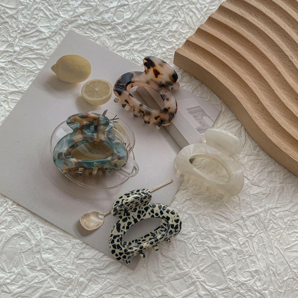 Luxury Korean Minimalist Acetate Claw Hair Clip for Women