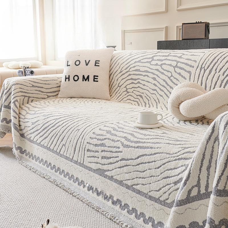 Cat Petting Sense Autumn and Winter New Sofa Towel Full Cover Cloth Ins Style Dustproof Sofa Cover All-Inclusive Universal Cover Thickened