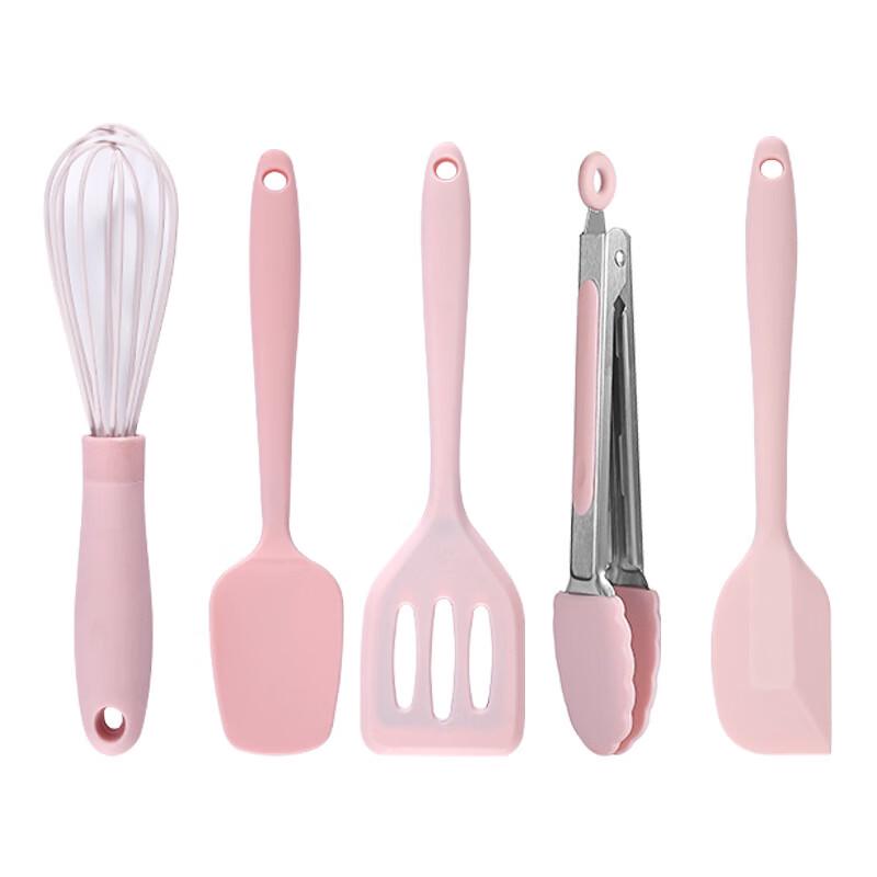 

Chang Baosen 5-Piece Pink Silicone Mini Baking Set
