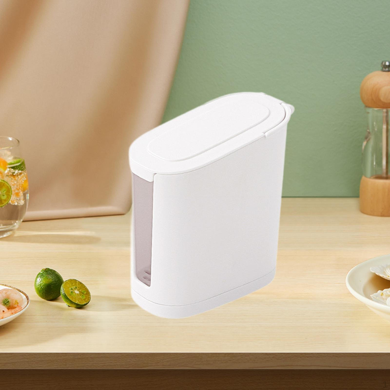 3,75 дюйма; Х 2  4.3 ; Настольный органайзер для ложек с пылезащитной крышкой для ресторана белый