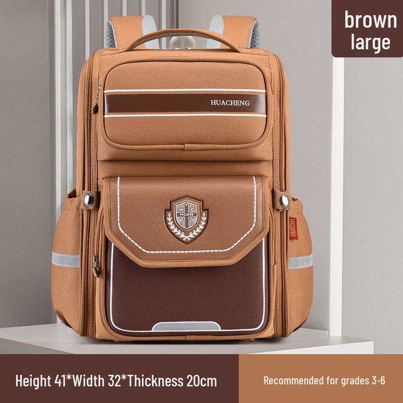 

Рюкзак большой вместимости с защитой спины для мальчиков и девочек 1-6 классов Small [Grade 1-2]