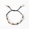 Beach Wind, Seashells, Hand-Woven Black Rope, Seashells, 9 Shell Anklets For Women'S Feet
