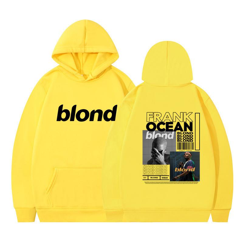 2024 Außenhandel Neu Blond Grenzüberschreitend Herbst/Winter Neu Fleece Lässig Kapuzenkragen Unisex Kapuzenpullover