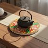 Bohemian Ceramic Coaster HeatResistant Design Cup Mats NonSlip Mandala Pattern Mat for
