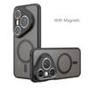 For Magsafe Magnetic Matte Case for HUAWEI Pura 80Pro Plus Shockproof Hard Bumper Wireless Charging Cover Funda for Pura 80Ultra