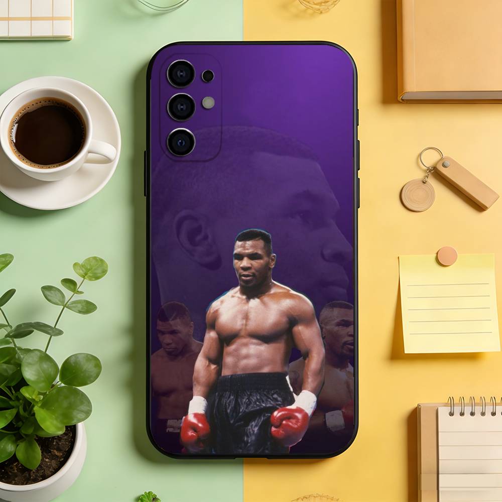 

Чехол для телефона Майк Тайсон Черный Силиконовый Мягкий Для Samsung S25,S24,S21,S22,S23,S30,Ultra,S20,Plus,Fe,Lite Samsung S26