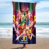 M-Mighty M-Morphin Power Rangers Big Microfiber Beach Towels Dry Towel Sand Beach Towels Pool Towel for Travel Swim Pool Yoga