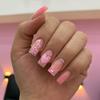 New Valentine'S Day Nail Art Sticker Ins Sweet Cool Spice Girls Love Hollow Peach Heart Shaped Nail Sticker