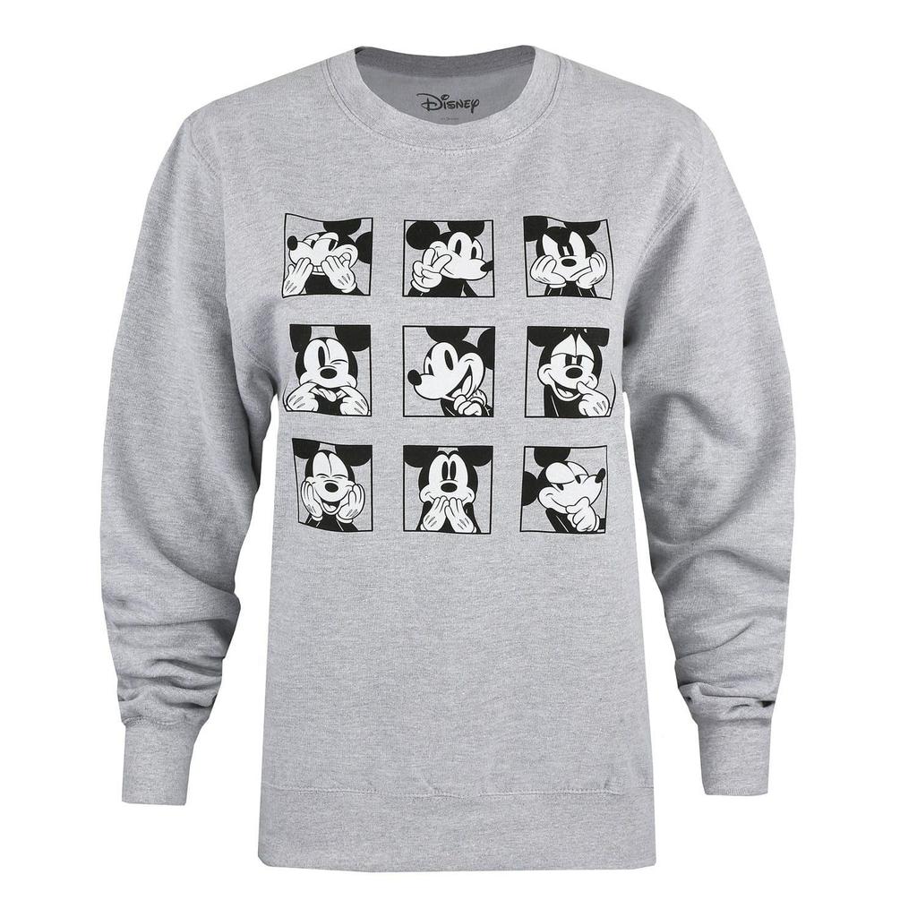 Disney Womens/Ladies Mickey Mouse Crew Neck Sweatshirt