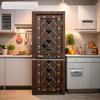 84Style Fridge Stickers Refrigerator Cover Door Landscape Plant Sea Vinyl Self Adhesive Kitchen Furniture Decor Wrap Freezer Sticker DIY
