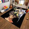 Anime Characters Printed Rug for Home Decor - Cartoon Style Carpet Suitable for use as an anti-slip for living room bedroom sofas