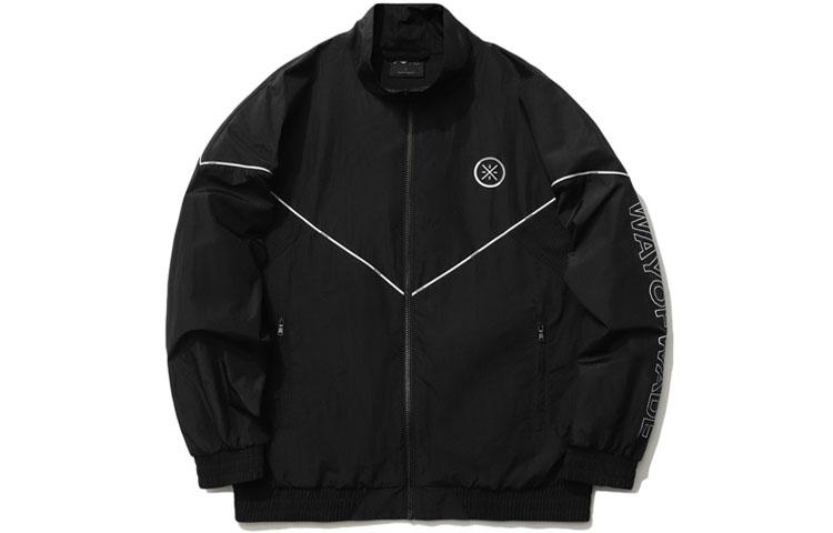 Li Ning Jackets Men s Black Stand Collar Moderate Other AJDR193-1 XS