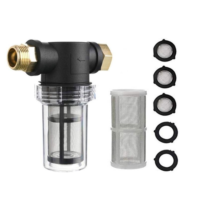 

Sediment Filter Garden Hose Filter Protects Pressure Washer Part Filter Hose Washer Suitable for Garden Hose Repairing 1