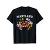 Maryland Flag Blue Crab T Shirt State Pride Retro Tee Shirt