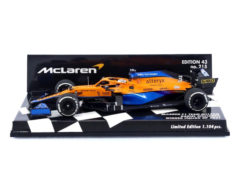 

Minichamps McLaren MCL35M Ricardo Italian GP2021 Winner Finished Product 1/43