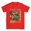 Mens TShirts Jurassic Park 1993 Tour Novelty Pure Cotton Tee Shirt Short Sleeve T Shirts O Neck Tops Graphic