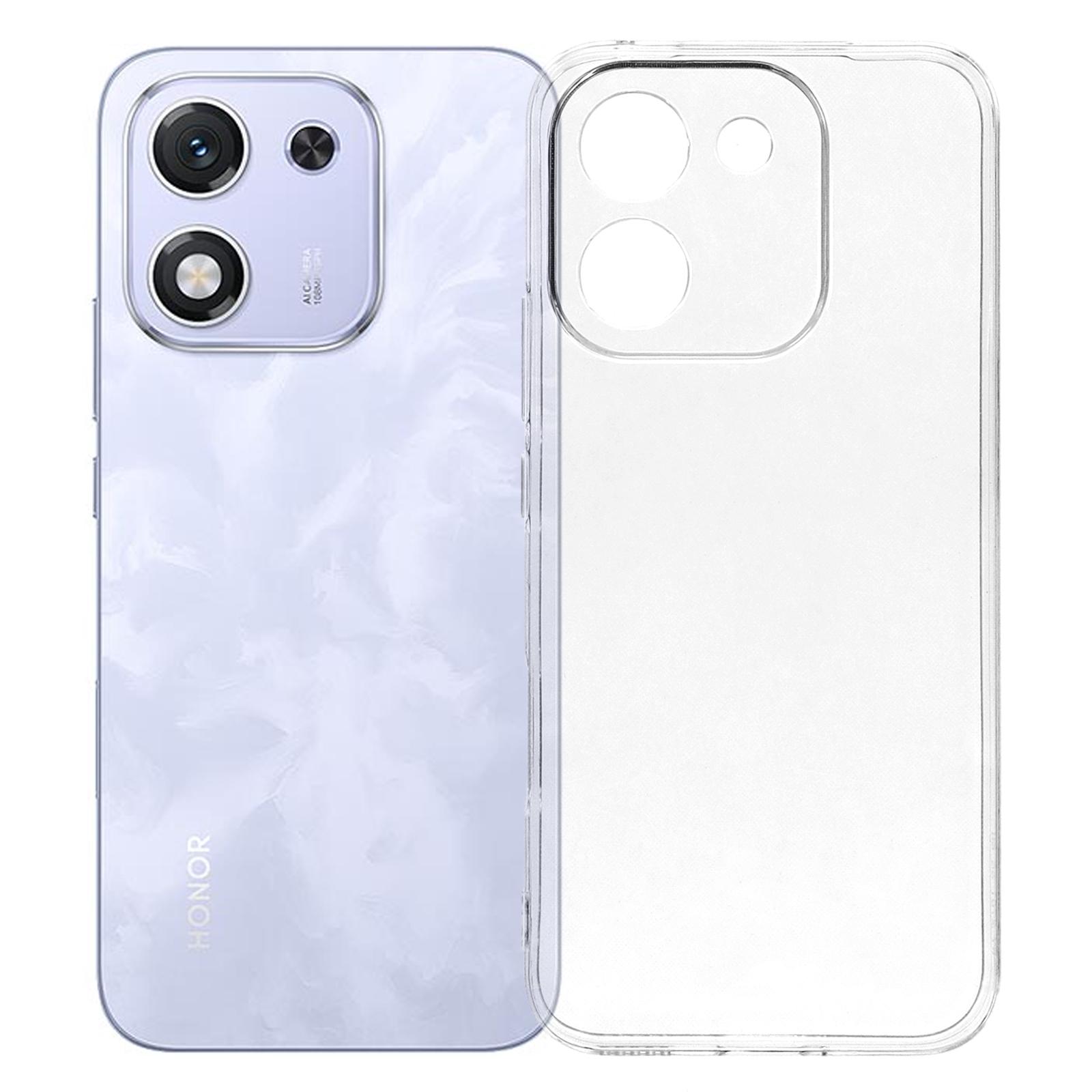 

For Honor X70i Case Shockproof 1.5mm Thickness Clear TPU Phone Cover A