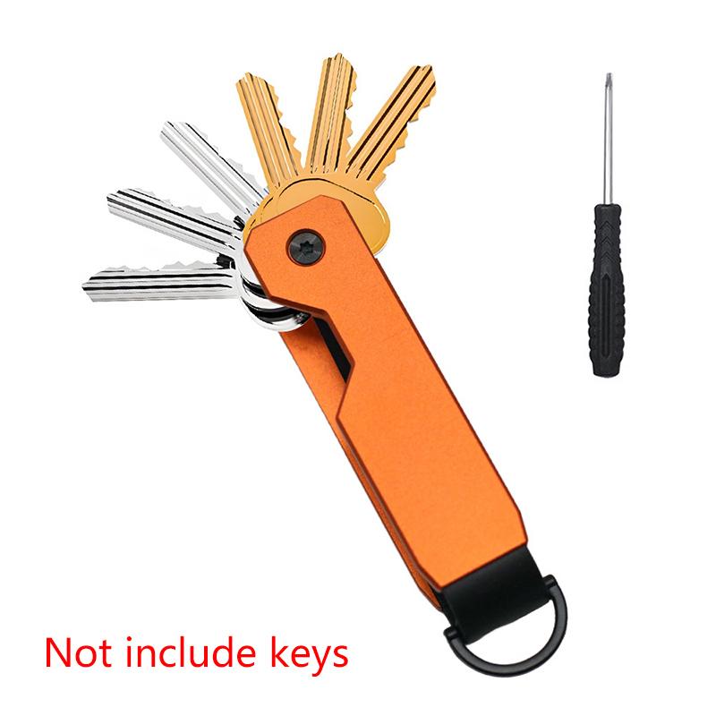 Herren Taschenschlüsselorganisator Kompakter Metallischer Schlüsselhalter Minimalistisch Innovatives Schlüsseletui Schlüsselanhänger Schlüsselhalter Sichert 2-10 Schlüssel