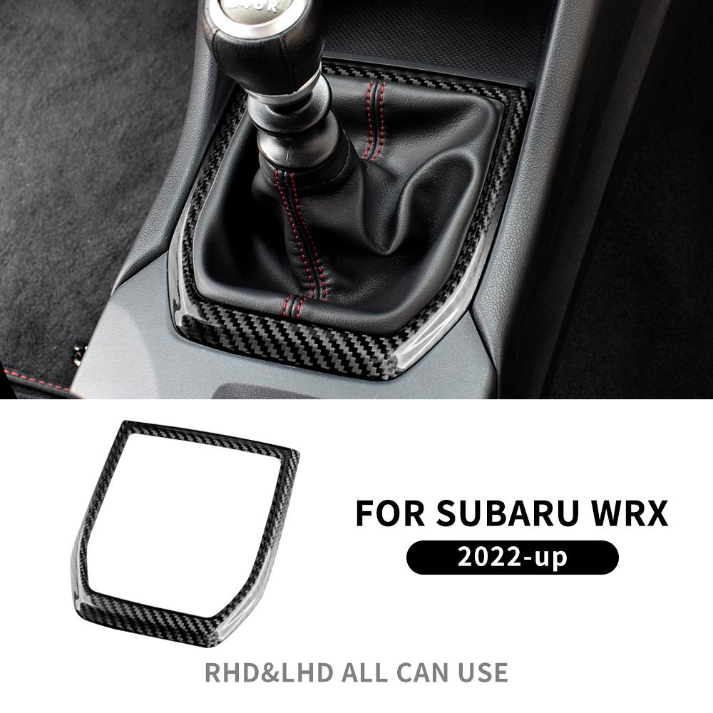 

Real Hard Carbon Fiber Sticker For Subaru WRX/ WRX STI 2025 2025 2025 Car RHD LHD Gear Panel Cover Interior Trim Accessories чёрный